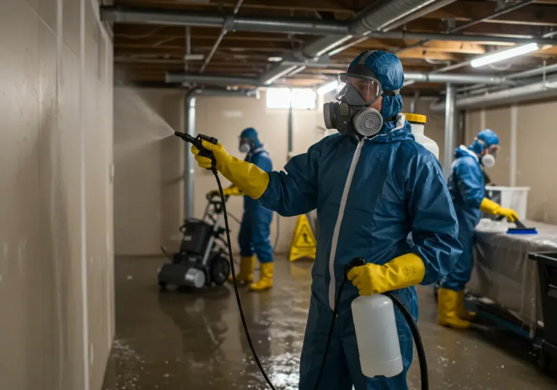 Basement Sanitization and Antimicrobial Treatment process in Ringgold County, IA