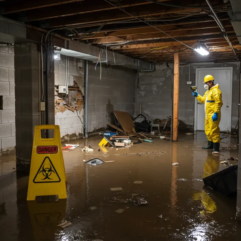 Flooded Basement Electrical Hazard in Ringgold County, IA Property